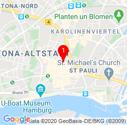Google Map of 20359 Hamburg Clemens-Schultz-Straße